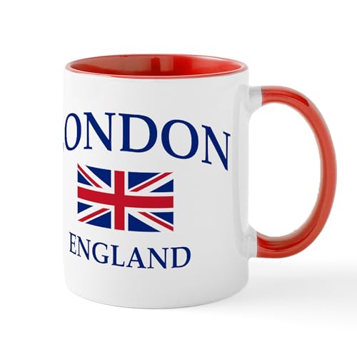 White/Red Inside - London Mug