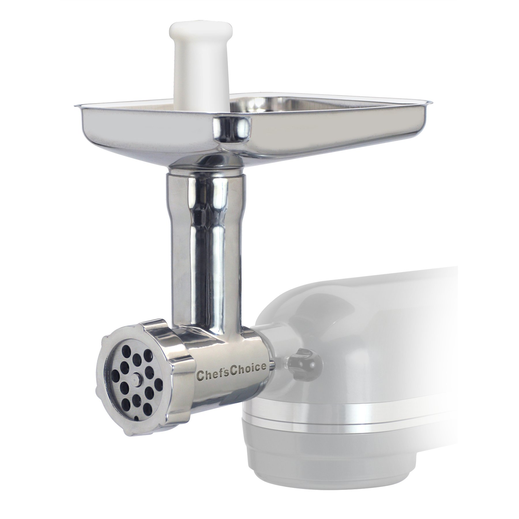 Chef'sChoice 797 Stainless Steel Food Grinder Attachment – Heavy Duty Meat Grinder for Home Kitchen, Sausage & Burger Making – Perfect for Beef, Pork & Poultry