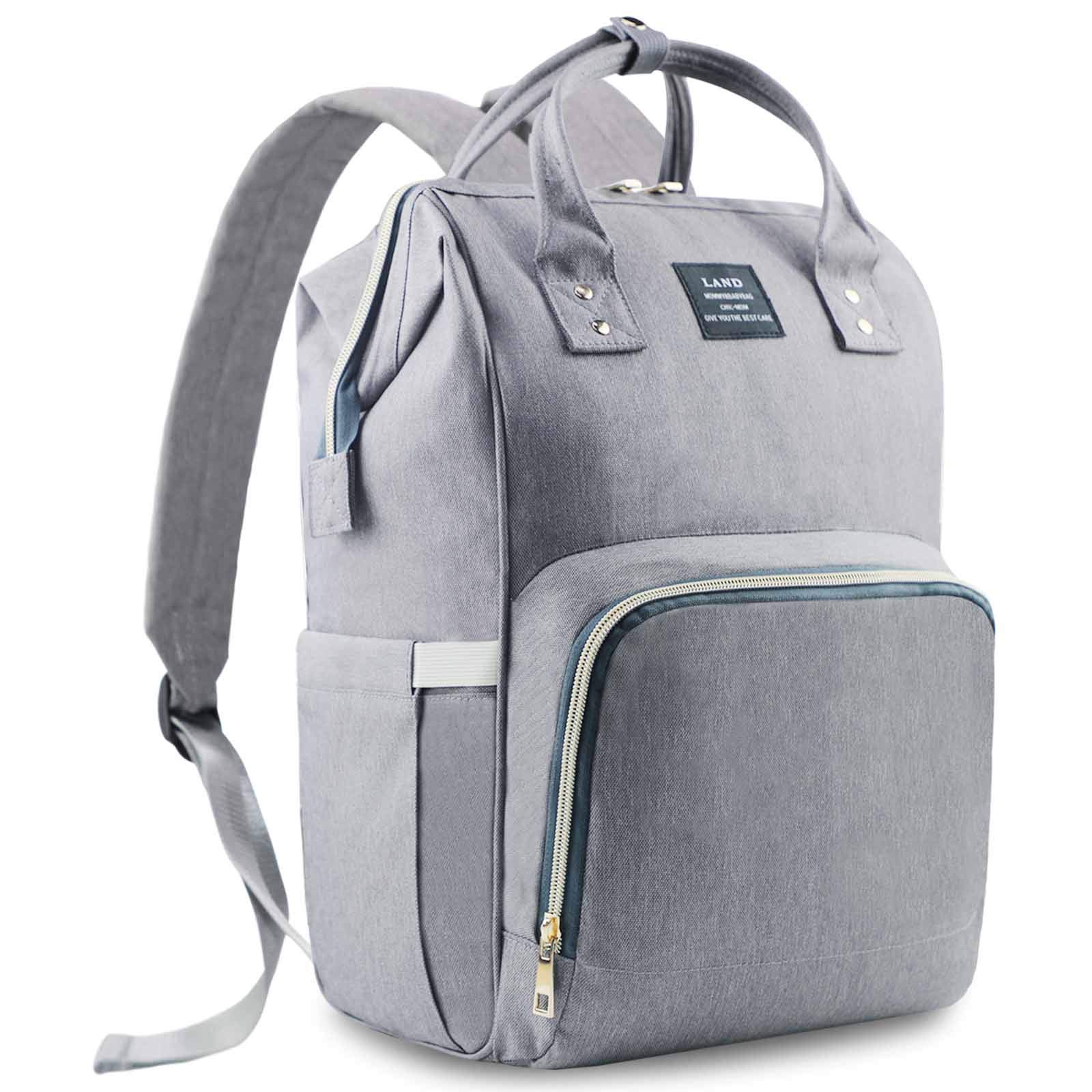 **Large Capacity Baby Diaper Backpack - Waterproof Travel Diaper Bag for Moms, Dads & Caregivers | Perfect for Daycare, Outings & Travel**