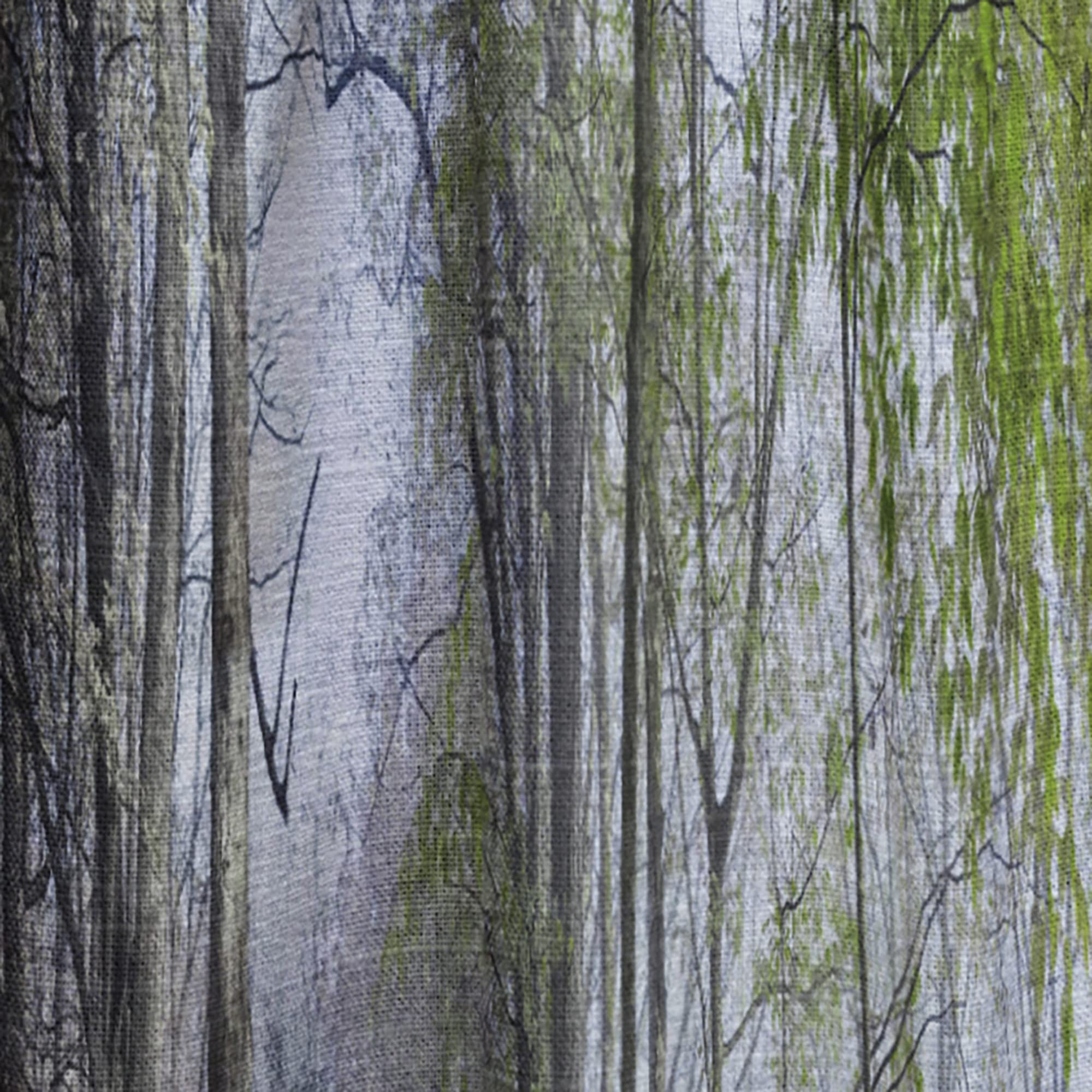 DesignQ 'Morning Forest Panoramic View' Thermal Insulated Curtains - Single Panel 52x84 - Blackout Drapes for Bedroom & Living Room - Perfect for Home Decor, Privacy & Energy Efficiency