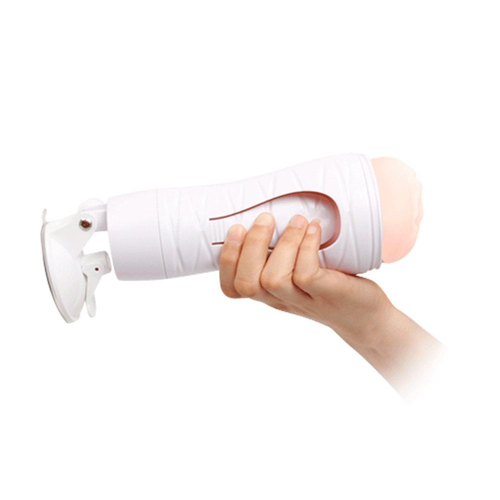 Crazy Bull Flora Vibrating Vagina Masturbator for Men - Adjustable Stand & Powerful Stimulation - Perfect for Solo Play, Couples Fun & Discreet Adult Pleasure