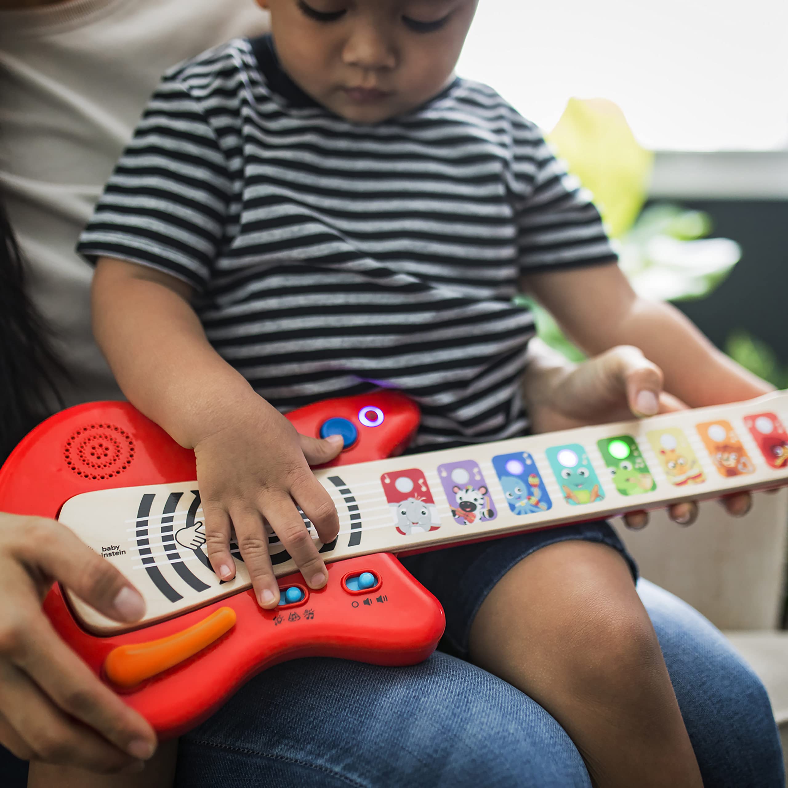 **Baby Einstein Together in Tune Piano & Guitar Bundle – Safe Wireless Wooden Musical Toys for Toddlers 6+ Months – Magic Touch Technology – Multicolor – Perfect for Early Learning & Playtime Fun**