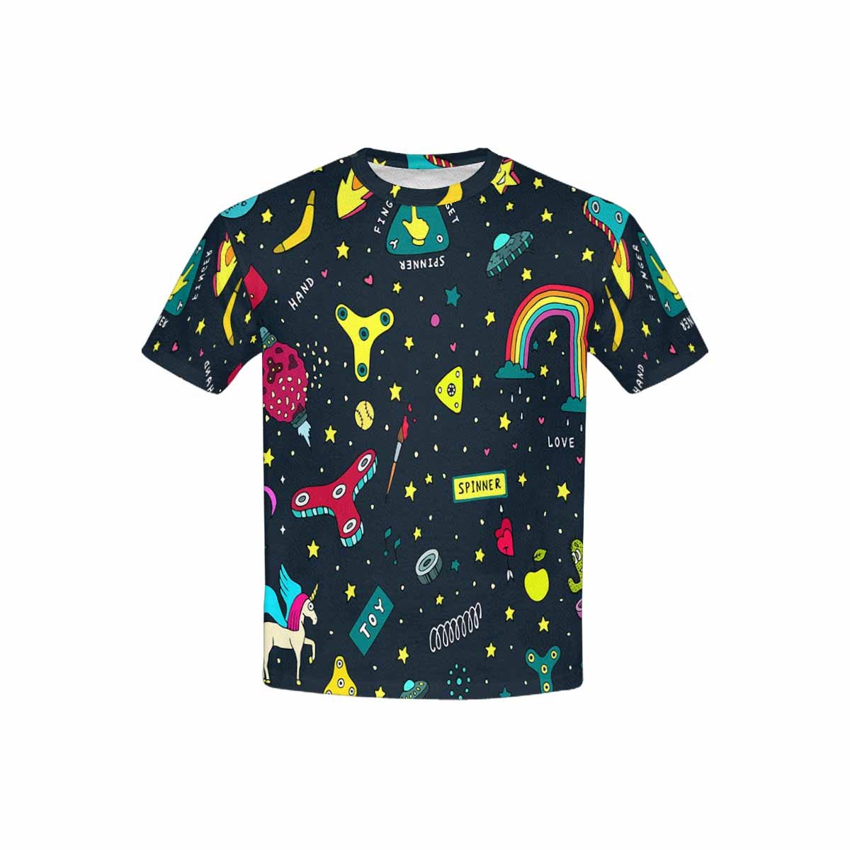 InterestPrint Youth Graphic T-Shirts for Kids & Teens (XS-XL) - Soft Cotton Casual Tees for School, Playdates & Everyday Wear