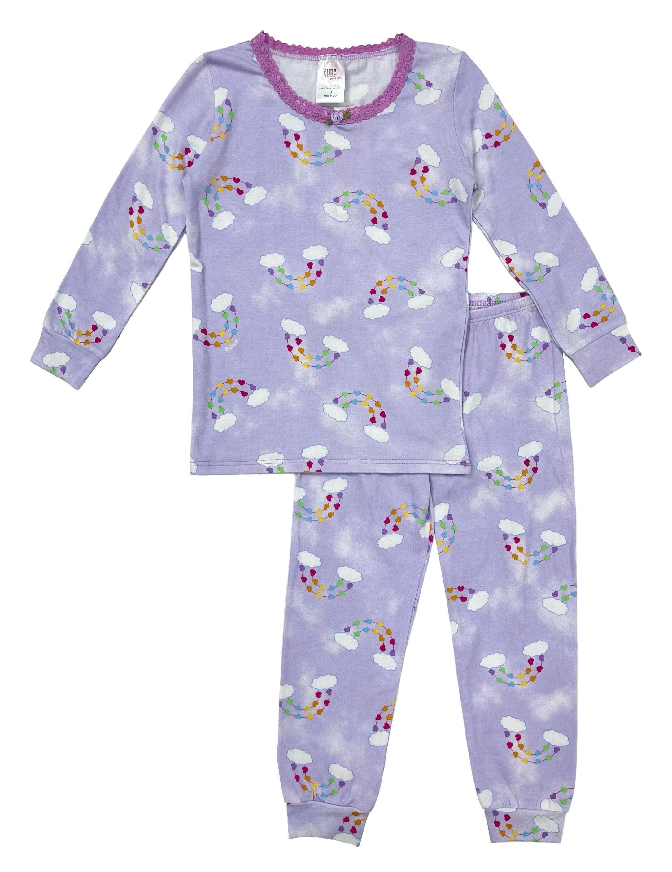 Heart Rainbow Full Length Set - Matching Outfit for Women, Cute Valentine's Day Couple Pajamas | Perfect for Date Night, Sleepwear, and Instagram Photos