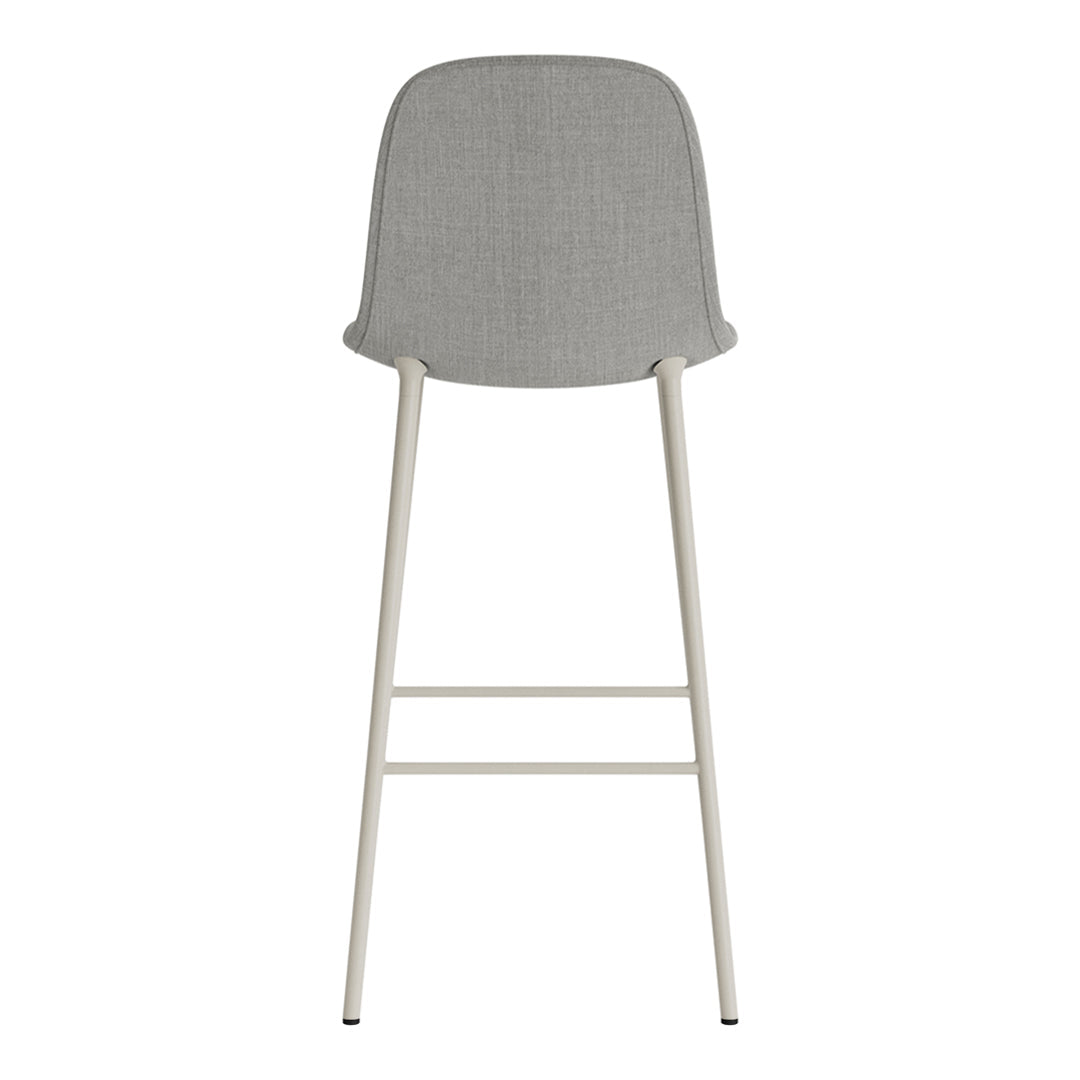 Modern Form Bar Chair - Fully Upholstered Counter Stool with Comfortable Seat - Perfect for Kitchen Islands, Breakfast Bars & Home Bars
