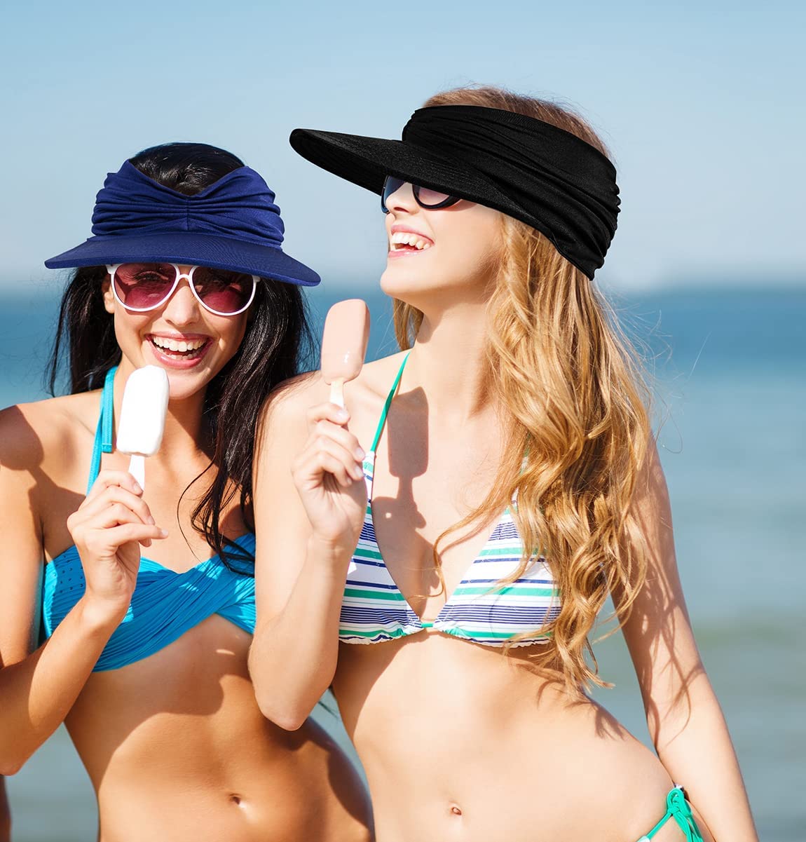 Women's Wide Brim Sun Hat with UV Protection for Beach, Golf, Hiking & Outdoor Sports - Perfect for Summer Adventures and Travel