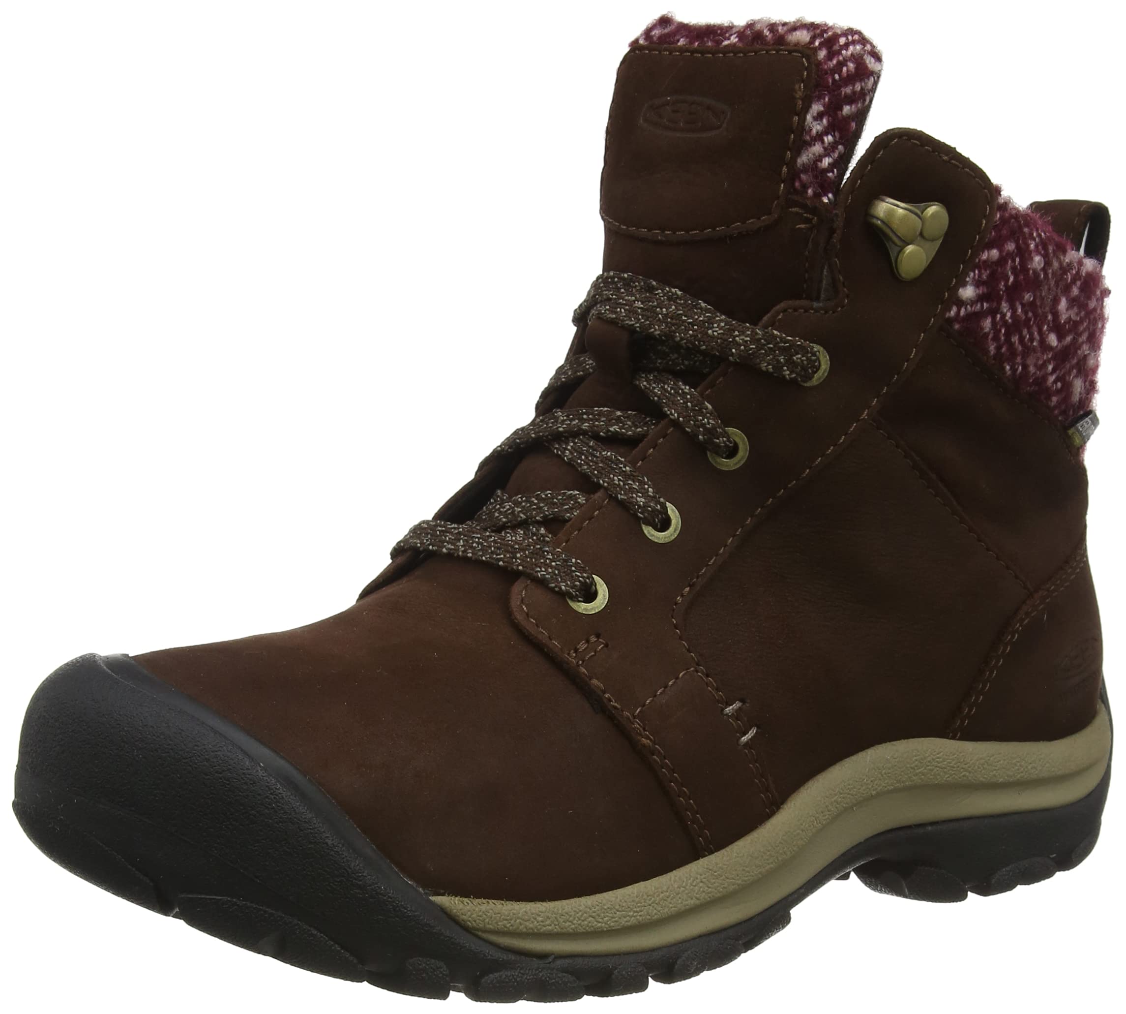 KEEN Women's Kaci 2 Winter Mid Height Waterproof Snow Boots - Warm Insulated Hiking Boots for Cold Weather, Snowy Trails & Outdoor Adventures