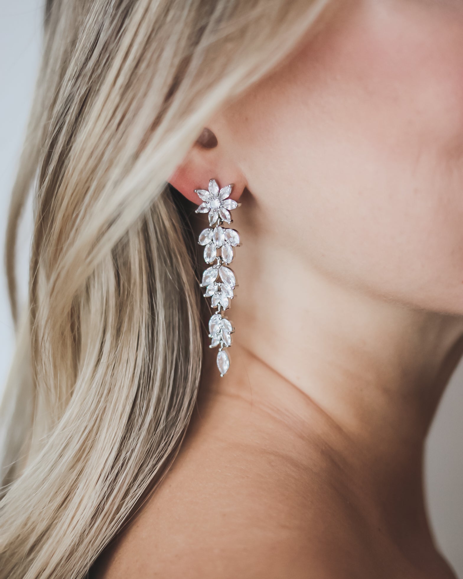 Charming Chantal CZ Stud Earrings - Sparkling Cubic Zirconia Jewelry for Women, Perfect for Parties, Weddings & Everyday Elegance