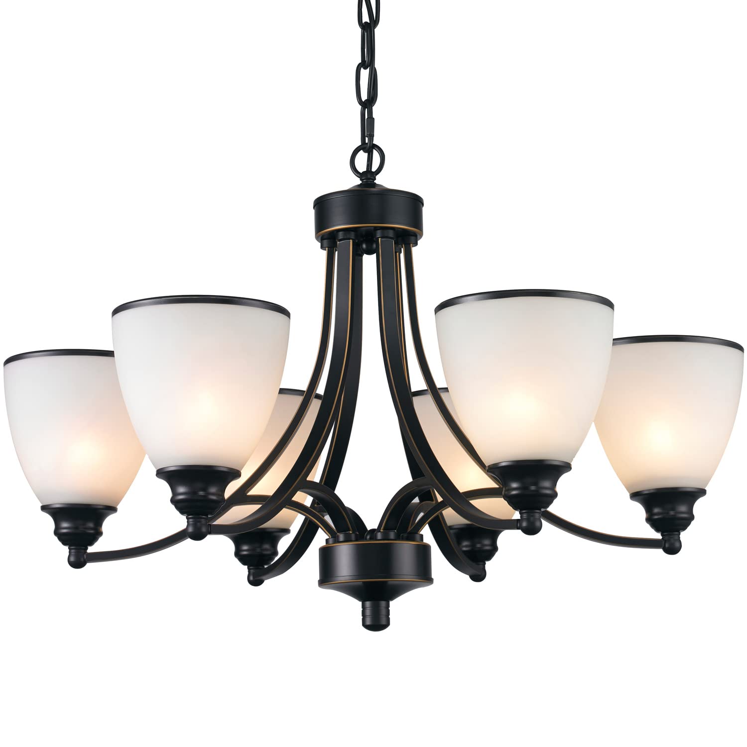 Laihezz 6-Light Large Chandelier - 26