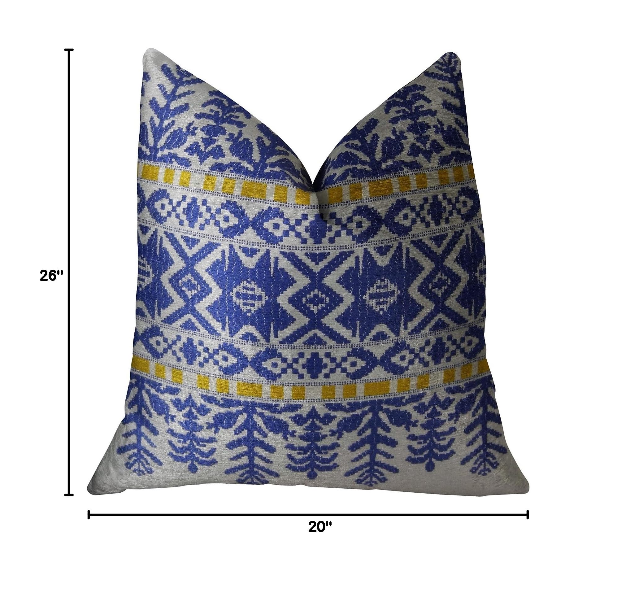 Plutus Splendid Aztec Handmade Luxury Decorative Throw Pillow Cover 20x26 Inches - Boho Chic Home Decor for Sofa, Bed, Couch & Nursery - Premium Cotton Blend with Intricate Tribal Patterns