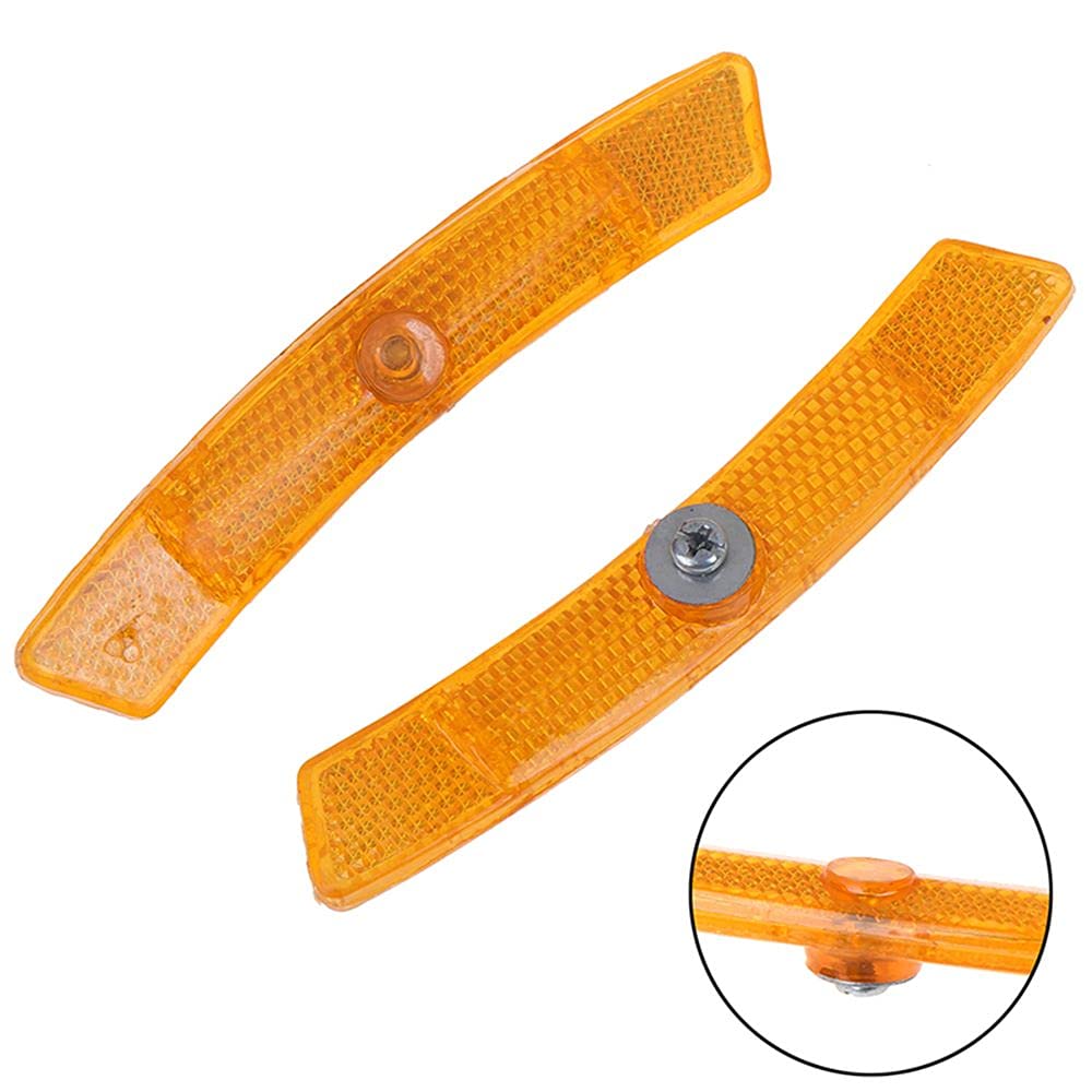 2 Pcs Bicycle Wheel Spoke Reflectors - LED Spoke Lights for Mountain & Road Bikes - Bike Safety Accessories for Night Riding & Cycling Decor - Perfect for Commuting, Night Cycling, and Bike Safety Awareness