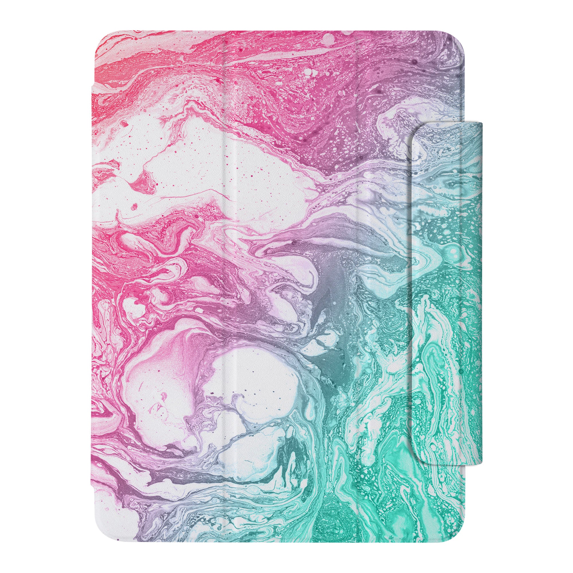 SlimFit iPad Case with Abstract Oil Painting Design - Lightweight Protective Cover for iPad Air/Pro, Perfect for Work, Travel, and Home Use