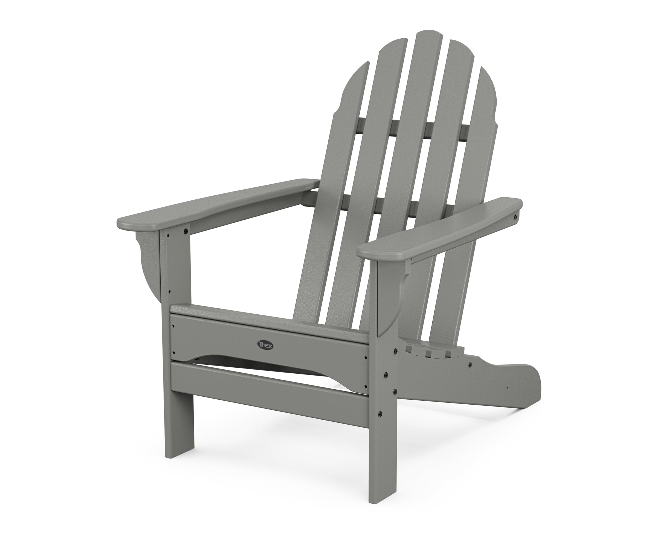 Premium Trex Outdoor Furniture Cape Cod Adirondack Chair - All-Weather Resin Patio Lounge Chair for Garden, Poolside & Backyard Relaxation