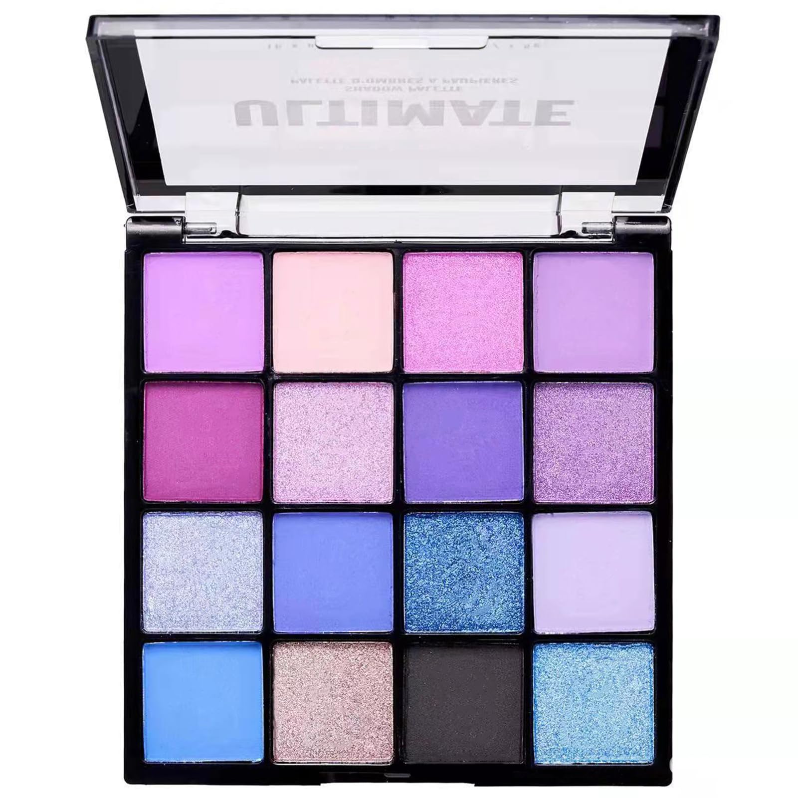 16-Color Purple Eyeshadow Palette - Highly Pigmented Matte & Glitter Shades | Long Lasting, Waterproof & Blendable Eye Makeup | Perfect for Party, Night Out & Special Occasions