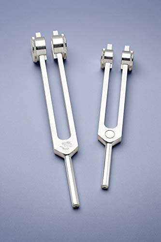 Ohm Therapeutics Luna™ Octave Set - 210.42Hz & 105.21Hz Tuning Forks for Professional Bodywork, Sound Healing Therapy & Energy Balancing - Perfect for Massage Therapists, Reiki Practitioners & Meditation Sessions