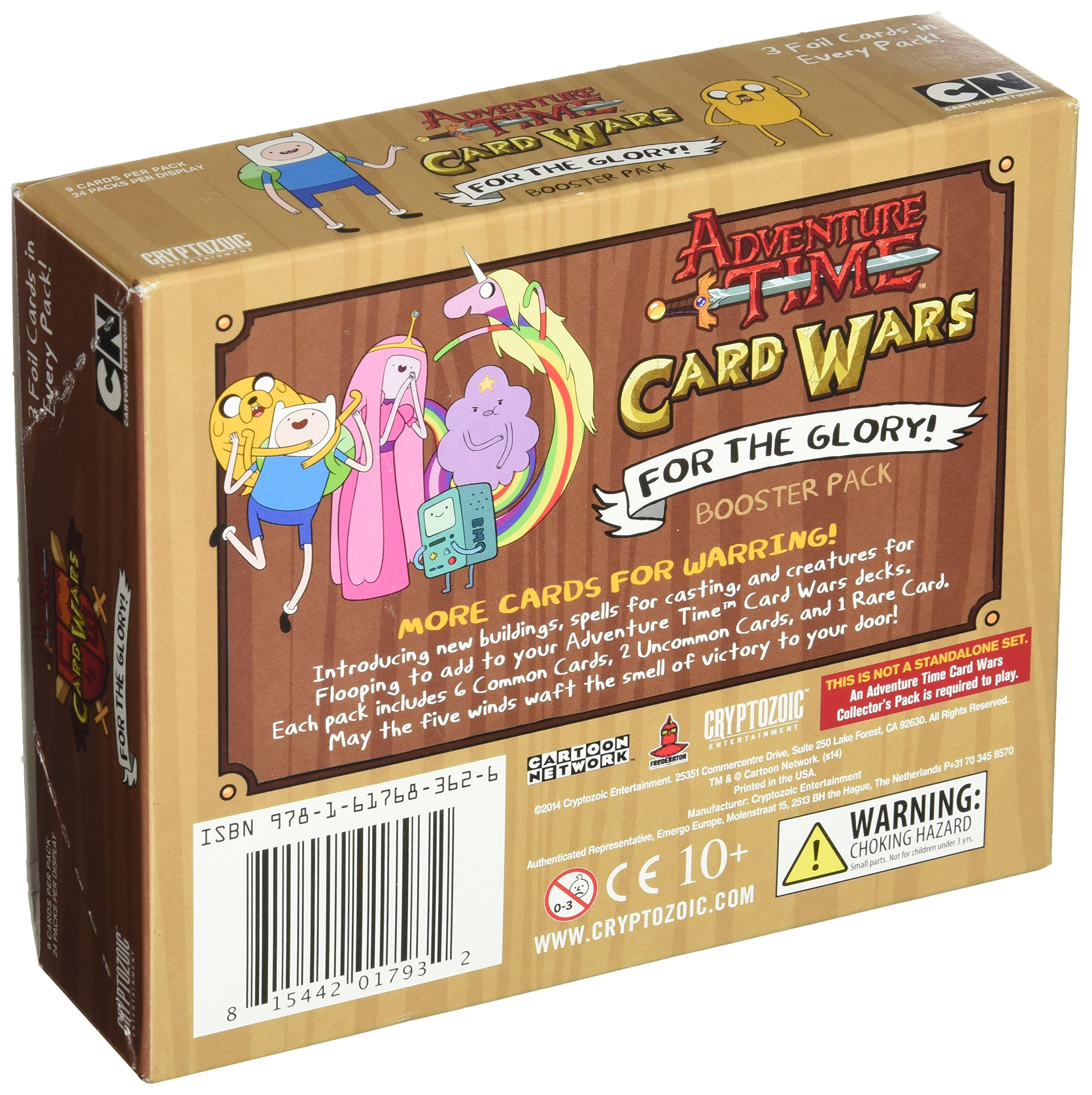 Adventure Time Card Wars Booster Pack - 24 Packs Display Box | Collectible Trading Card Game for Kids & Adults | Perfect for Game Nights, Parties & Gifts