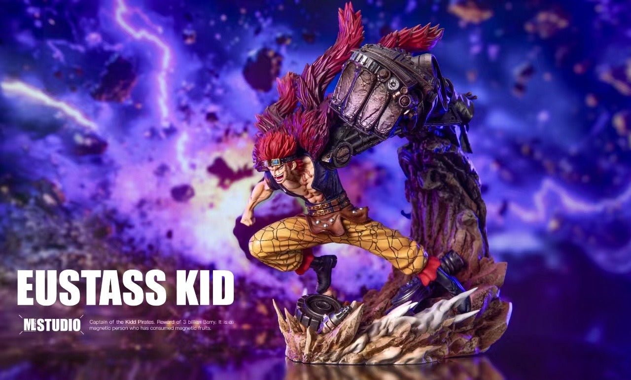 ML Studio Awakened Eustass Kid One Piece Anime Figure - Collectible Action Figure for Fans, Perfect for Display, Gifts, and Cosplay