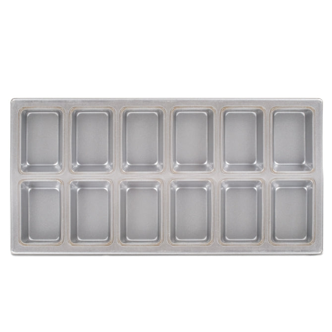 12-Cup Mini Loaf Pan - Nonstick Baking Pan for Perfect Homemade Bread, Muffins & Pound Cakes - Ideal for Holiday Gifts, Family Baking & Kitchen Essentials
