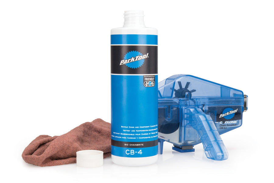 Park Tool CB-4 Bio ChainBrite Biodegradable Chain Cleaner - Safe for All Bicycle Chains | Perfect for Road Bikes, Mountain Bikes & Commuter Bikes | Eco-Friendly Bike Maintenance Solution