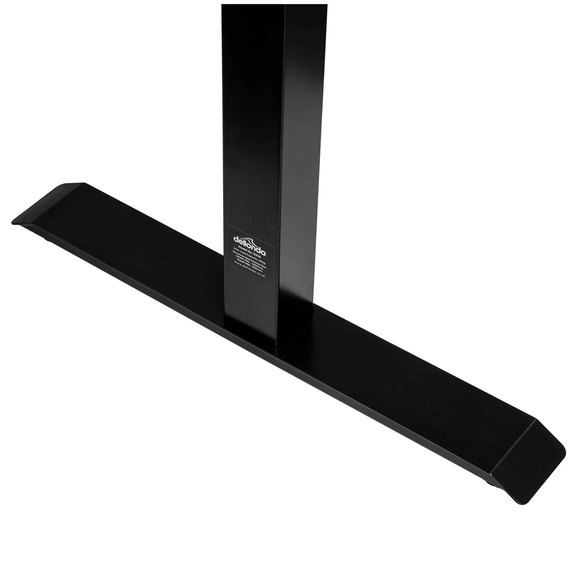 Dual Motor Adjustable Standing Desk Frame - Heavy Duty 220lbs Weight Capacity, Digital Memory Controller, Black (DH16) for Home Office & Gaming Setup