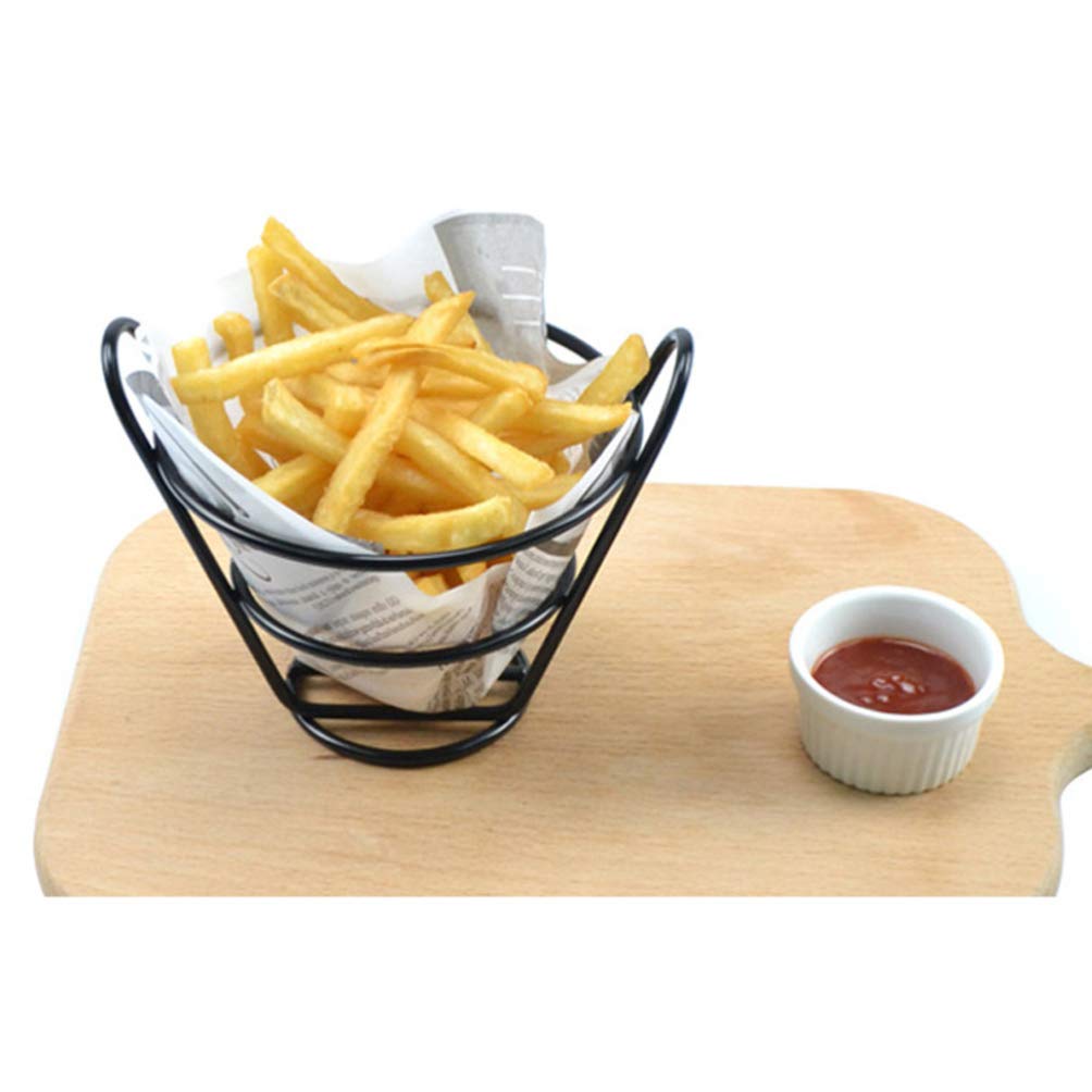 DOITOOL French Fry Stand Holder - Snacks Cone Stand for French Fries, Hot Dogs, and Onion Rings - Perfect for Parties, Food Trucks, and Home Use
