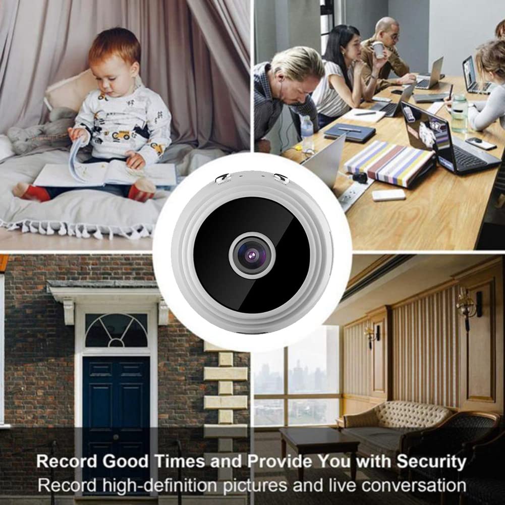 Desikixudy A9 Mini Camera 1080P HD - Wireless WiFi Security Camera for Smart Home, Magnetic Mount Indoor/Outdoor Surveillance - Perfect for Baby Monitor, Pet Camera & Home Security