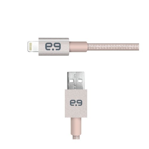 Premium Braided Metallic Lightning Cable for iPhone - 9