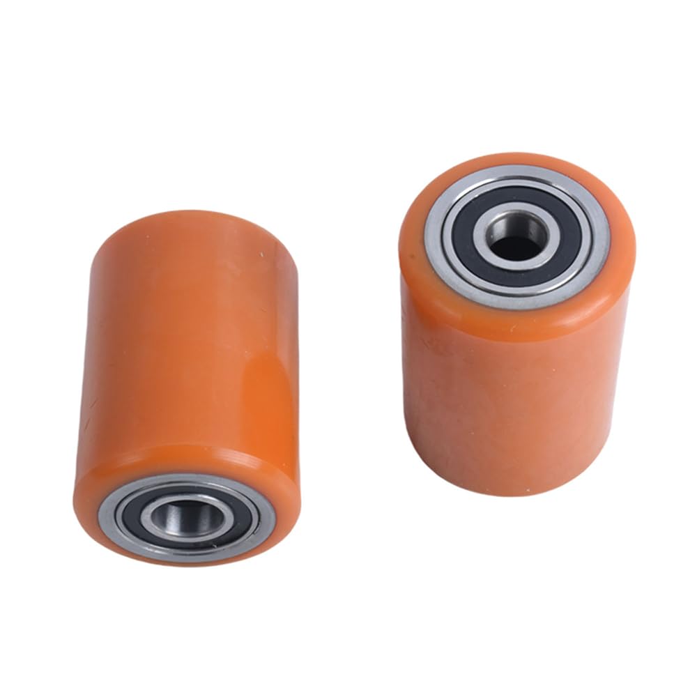 2 Pcs Load Wheel Kit Compatible with Toyota 7HBW23 - 95A Polyurethane Electric Pallet Jack Replacement Wheels - Ideal for Warehouse, Logistics & Material Handling Equipment