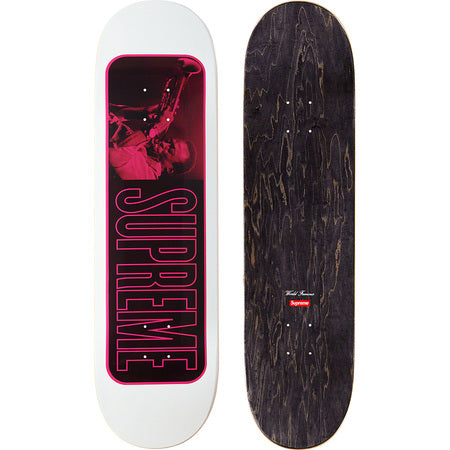 Supreme Miles Davis Skateboard Deck - White Collectible Skateboard for Skaters & Music Fans - Perfect for Street Skating, Wall Art & Collector's Display