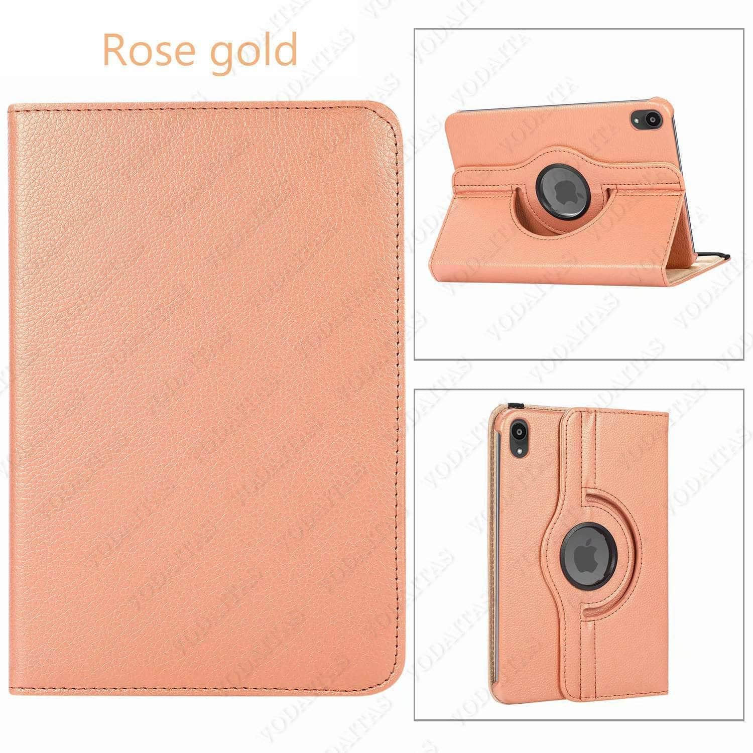 360° Rotating Smart Leather Case for iPad Mini 6 - Protective Cover with Stand for Work, Study & Entertainment