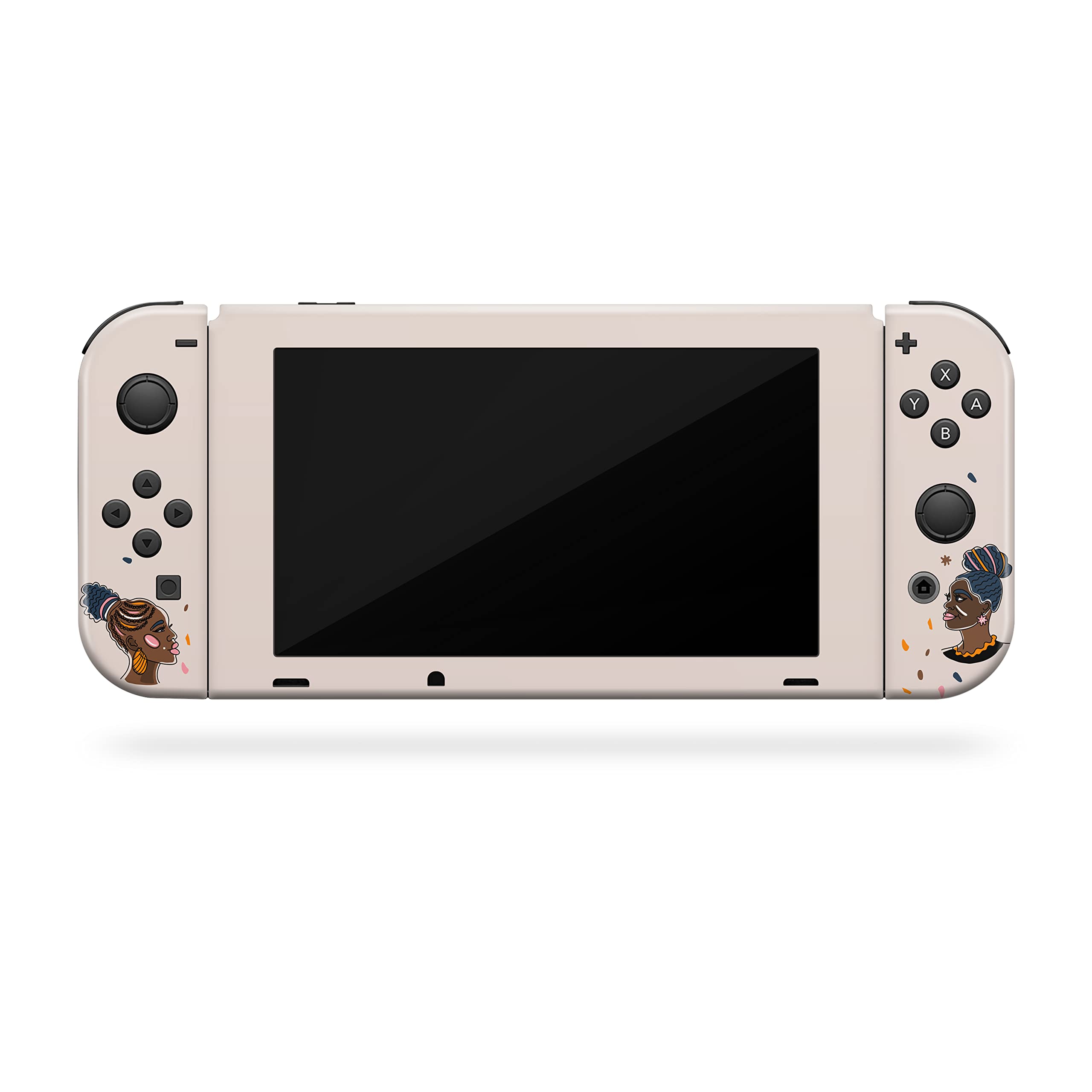 Black Lives Matter Nintendo Switch Skin - Premium 3M Vinyl Full Wrap Decal in Beige | Compatible with All Switch Models | Perfect for Gaming, Travel & Showcasing Social Awareness