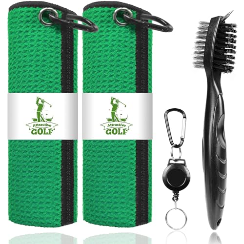 2 Green Towel+black Brush