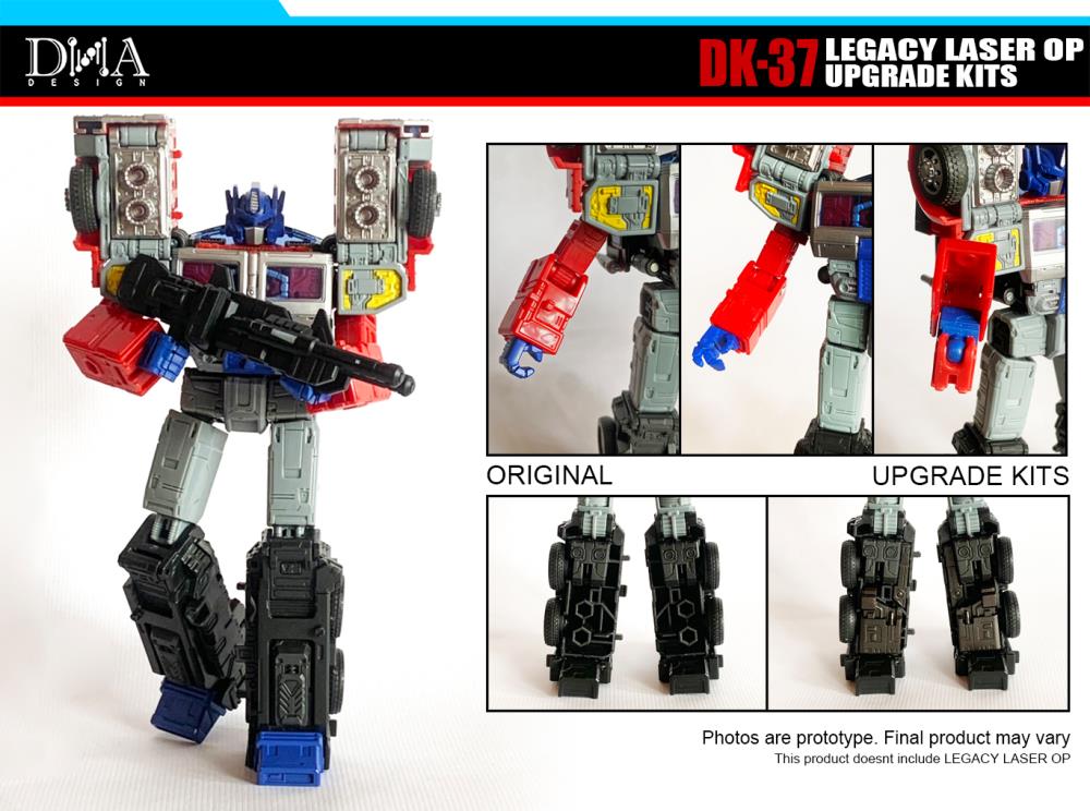 DNA Design DK-37 Upgrade Kit for Transformers Legacy Laser Optimus Prime - Enhanced Parts & Accessories for Collectors & Display Scenes
