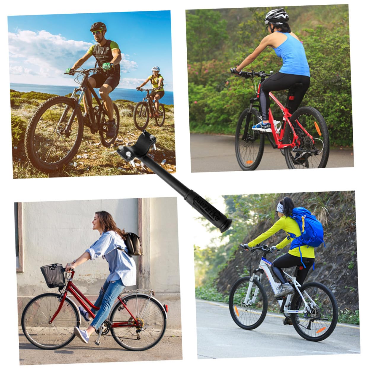 Premium Mipcase Metal Bike Camera Mount - Durable Saddle & Handlebar Camera Holder for Mountain & Road Bicycles | Perfect for Cycling Adventures, Trail Recording & Action Shots