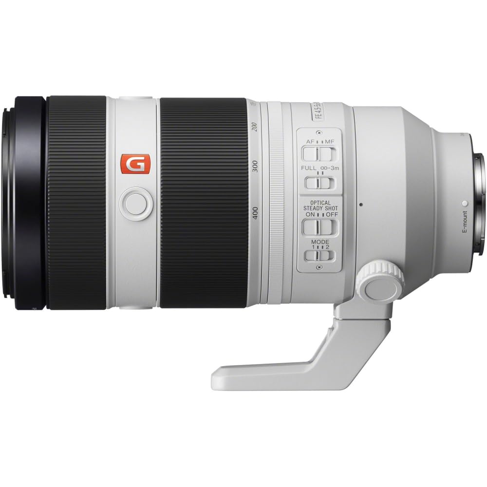 Sony FE 100-400mm f/4.5-5.6 GM OSS Telephoto Zoom Lens Bundle with 77mm UV Filter, 5-Piece Cleaning Kit, Lens Pen, Cap Keeper & Microfiber Cloth (6 Items) - Perfect for Wildlife, Sports & Landscape Photography