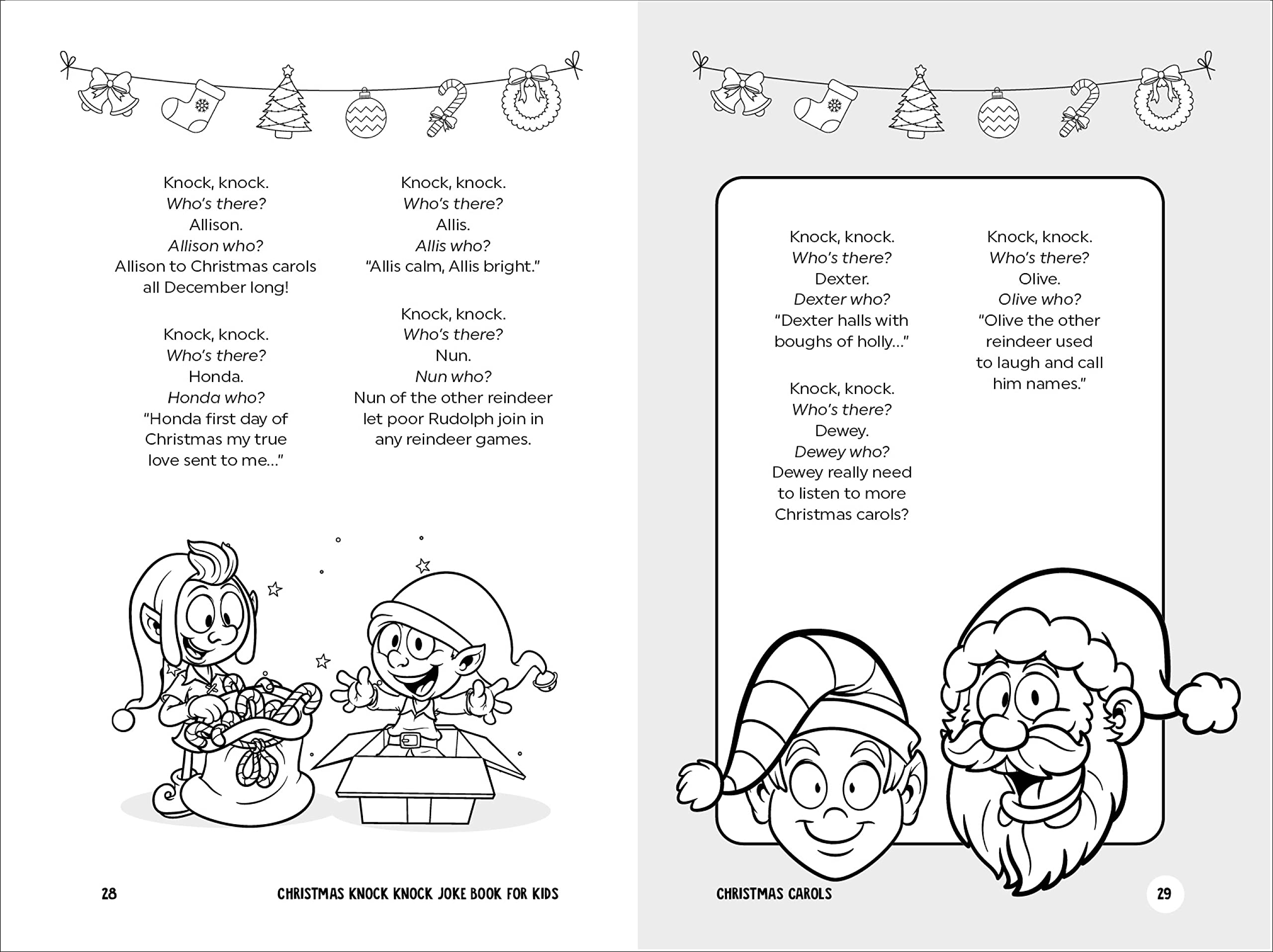 Christmas Knock Knock Joke Book for Kids Ages 6-12 | Fun Holiday Gift & Stocking Stuffer | Christmas Joke Books Series | Perfect for Family Gatherings & Travel Entertainment