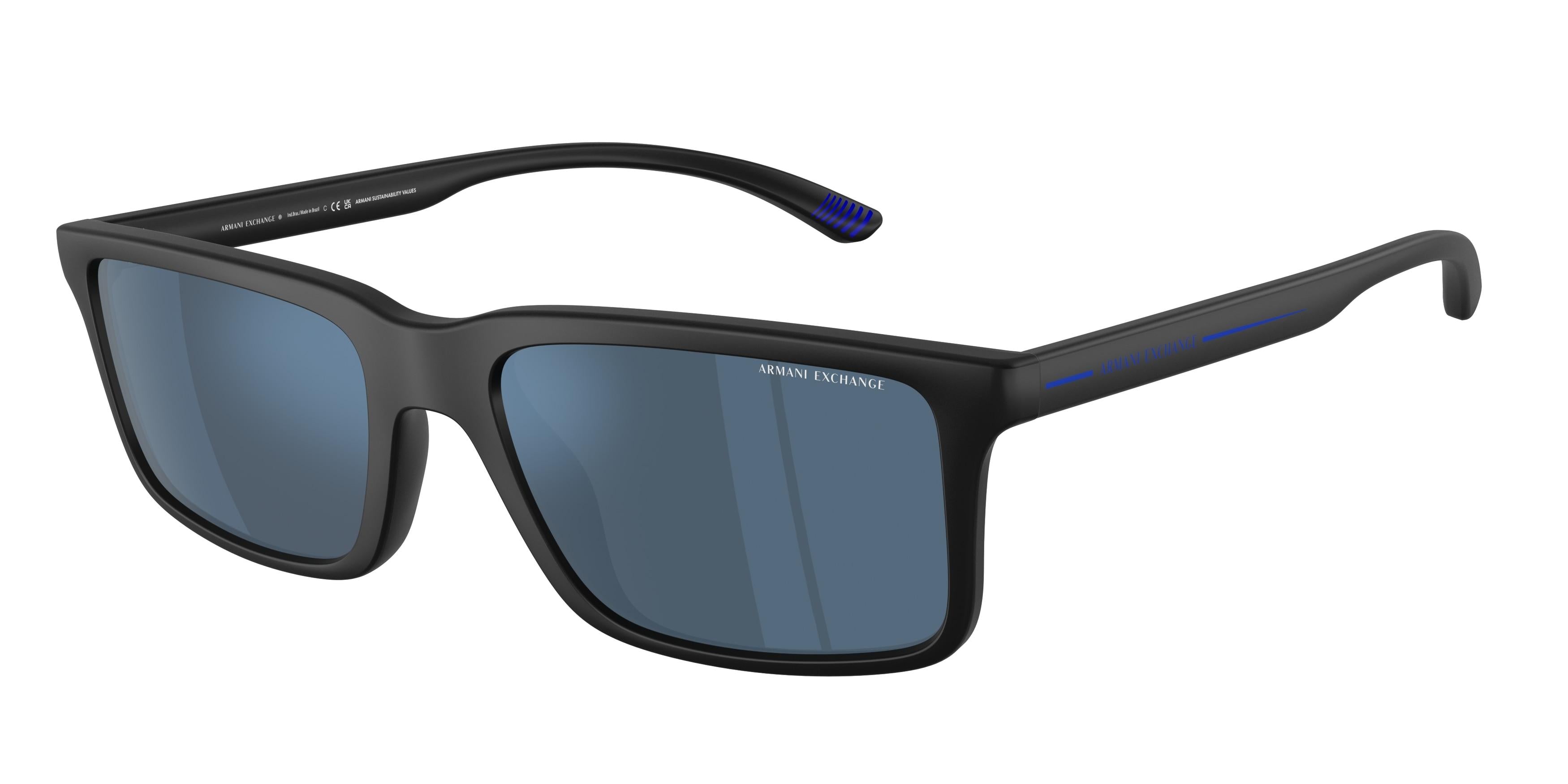 Armani Exchange 4157SU Polarized Sunglasses for Men & Women - UV Protection, Fashion Aviator Style - Perfect for Driving, Beach & Outdoor Activities