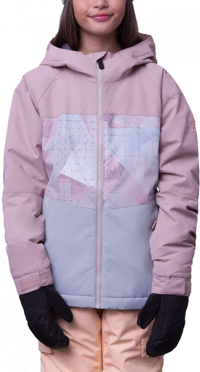 686 Girls Athena Insulated Winter Jacket 2024 - Waterproof Snow Jacket for Kids, Warm Puffer Coat for Skiing, Snowboarding & Outdoor Activities