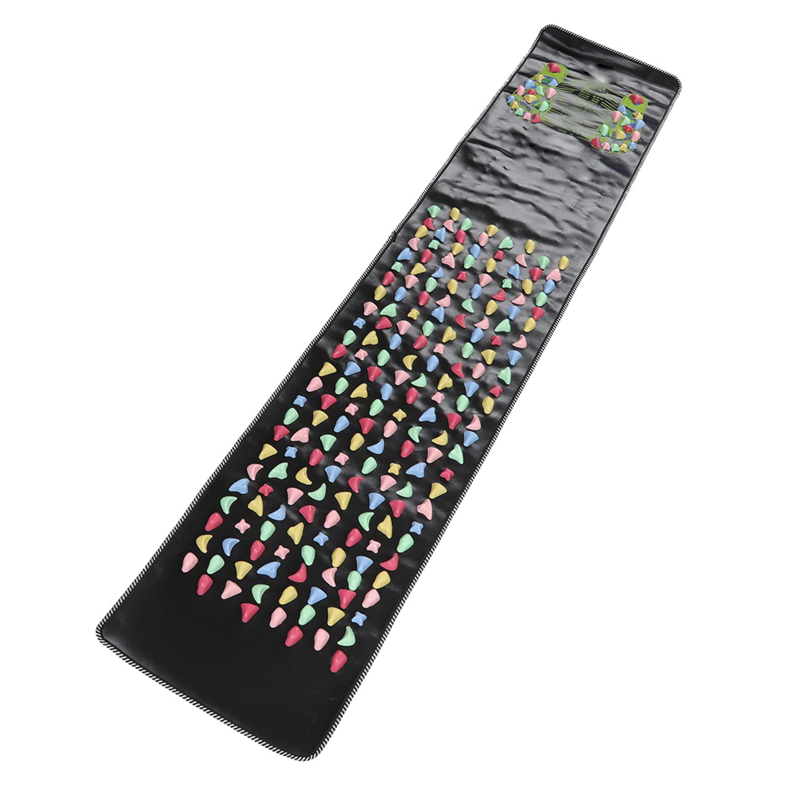 Foldable Acupuncture Foot Massage Mat - Cobblestone Simulation for Pain Relief (68.9x13.8in) - Perfect for Home Relaxation & Reflexology Therapy