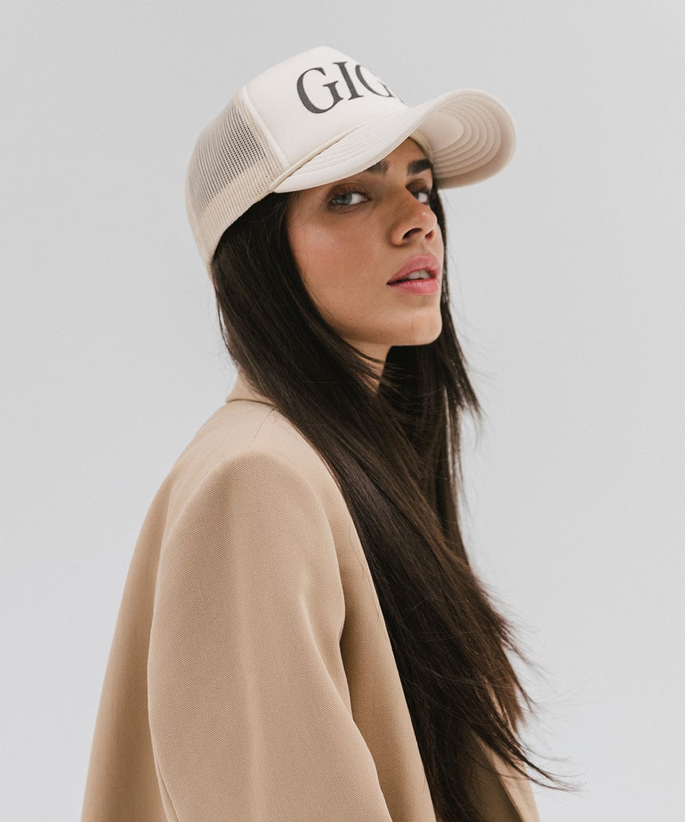 Gigi Foam Trucker Hat - Adjustable Snapback Cap for Men & Women - Stylish & Comfortable for Outdoor Activities, Sports, and Casual Wear