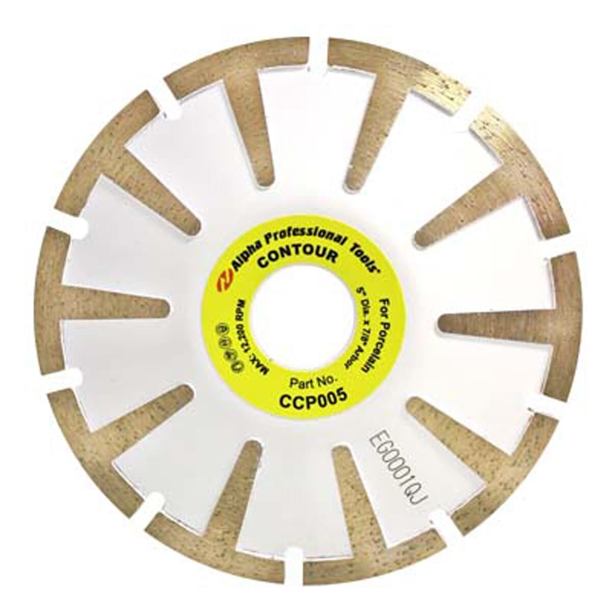 Alpha Contour Blade for Porcelain - Premium Ceramic Cutting Tool for Tile and Stone - Perfect for DIY Home Renovation and Professional Tile Installation Projects