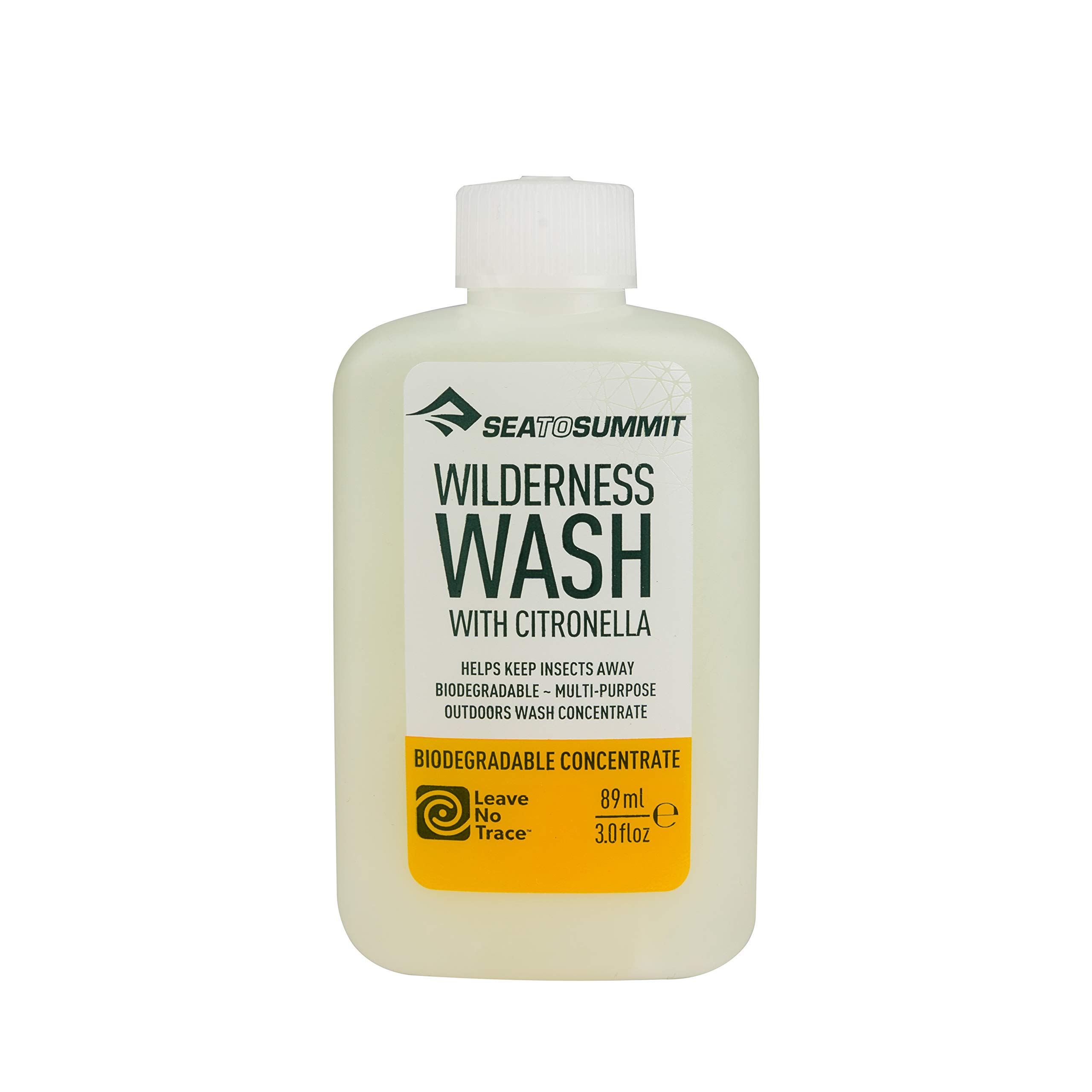 Sea To Summit Citronella Wilderness Wash - Biodegradable Soap for Camping, Hiking & Outdoor Adventures - Perfect for Hand Washing, Showering & Gear Cleaning in Nature