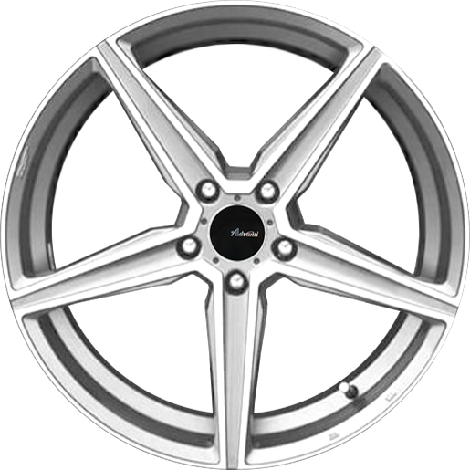 Advanti Cammino Silver Machined Face 19x8.5 +35 5x114.3mm 73.1mm Alloy Wheels - Perfect for Honda Accord, Toyota Camry & Nissan Altima Custom Upgrades