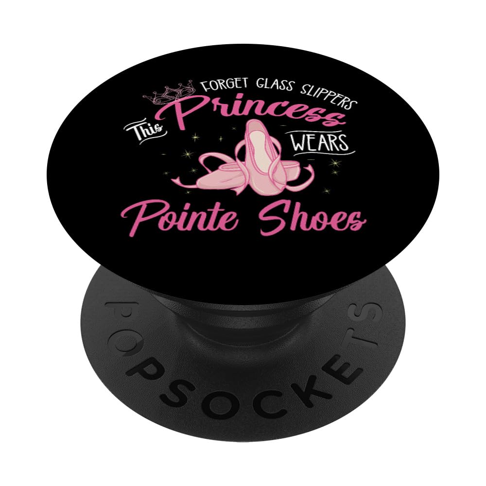 Princess Pointe Shoes PopGrip - Adhesive Phone Grip for Ballet Lovers