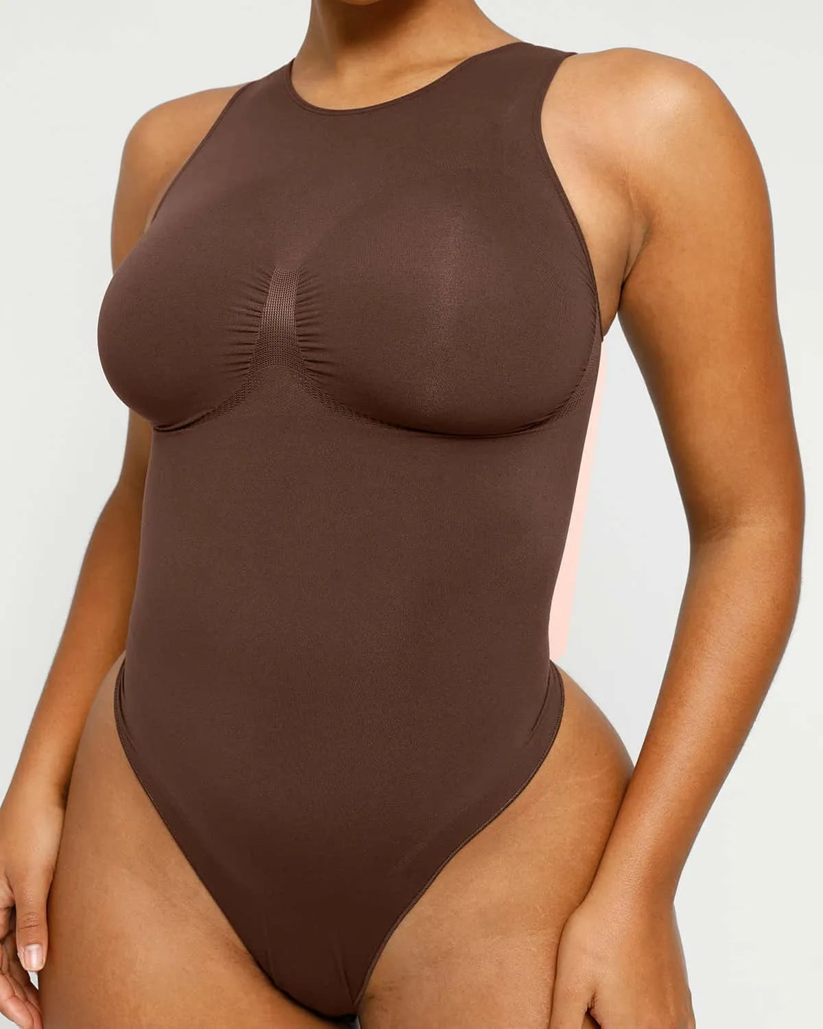 2.0 High Neck Thong Bodysuit for Women - Sexy Lingerie Bodysuit with Adjustable Straps - Perfect for Date Night, Boudoir Photography & Special Occasions