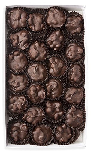Mrs. Cavanaugh's Premium 2 lb Dark Chocolate Peanut Clusters - Perfect for Gifts, Parties & Holiday Treats