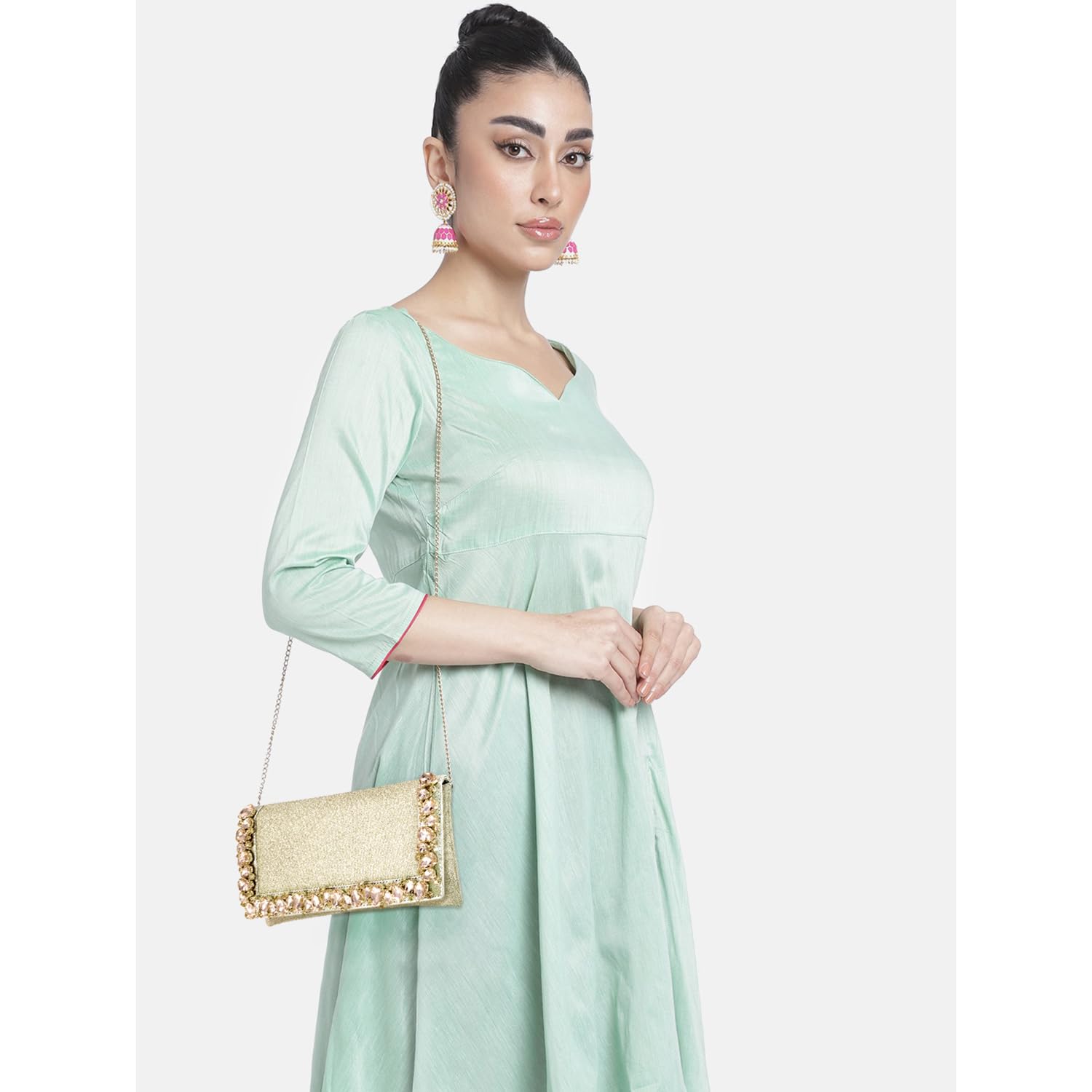 Peora Women's Clutch Purse - Elegant Wedding Evening Bag for Parties, Bridal Events & Special Occasions | Perfect Bridesmaid Gift & Formal Accessory