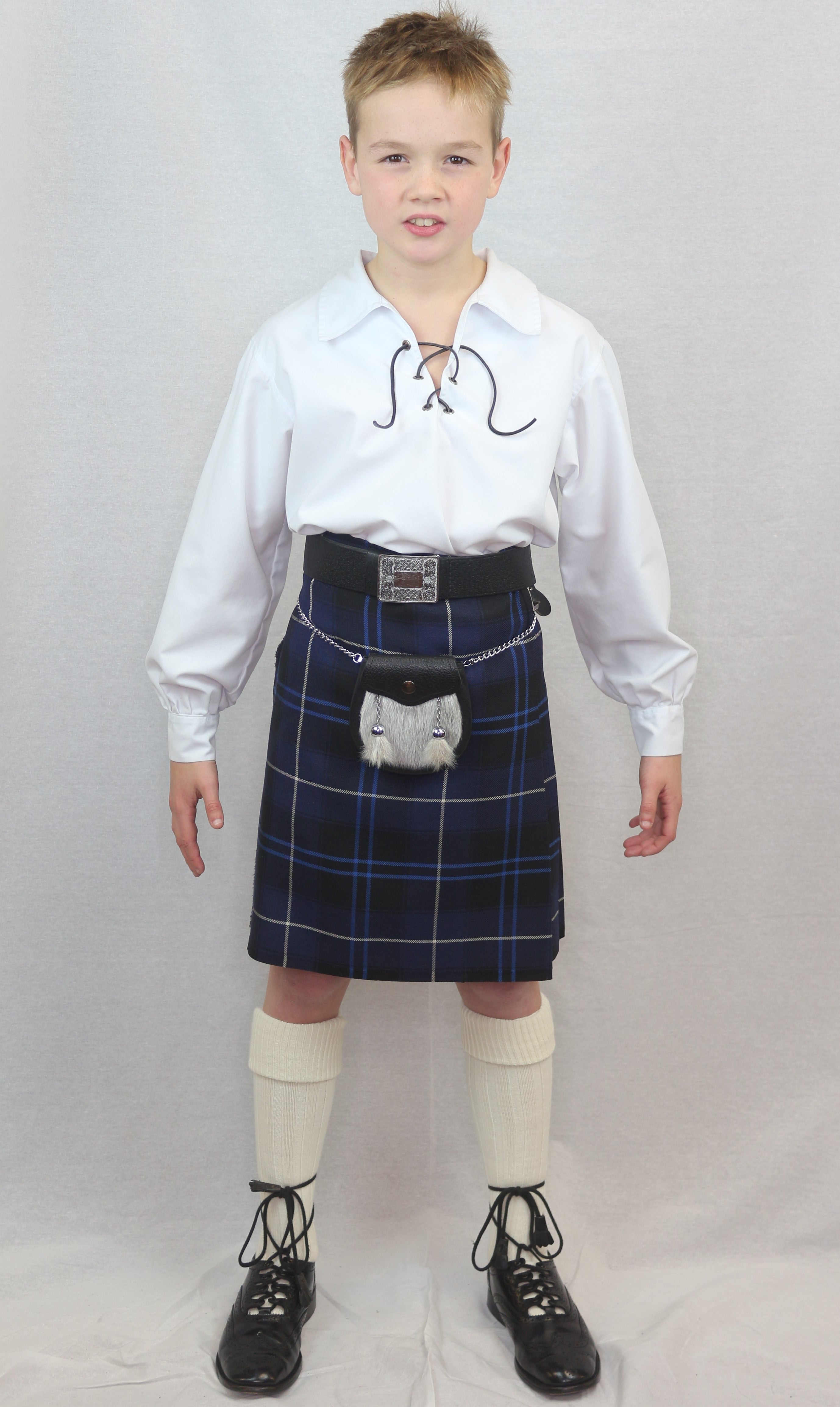 **Boys Jacobite Kilt Outfit for Hire - Traditional Scottish Highland Costume for Kids - Perfect for Weddings, Halloween & Cultural Events**