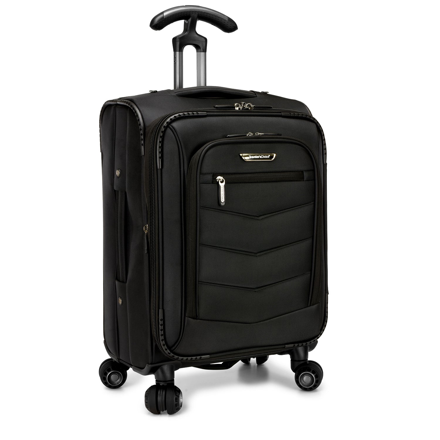 Silverwood Softside Carry On Luggage - Lightweight Expandable Travel Suitcase for Airplane, Business Trips & Weekend Getaways