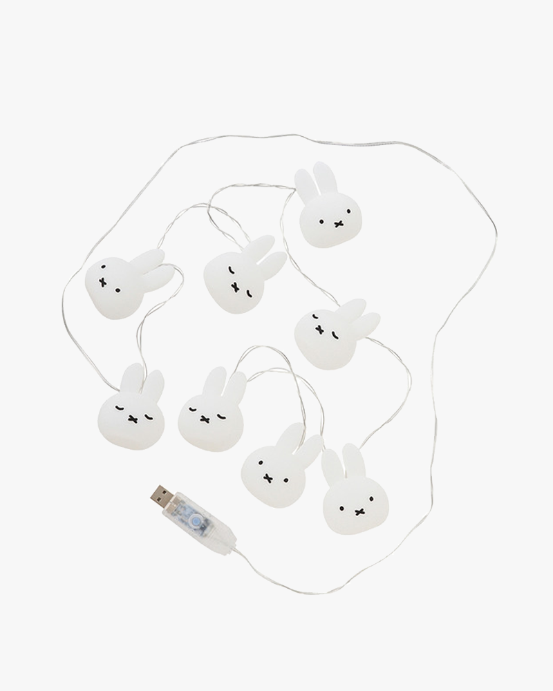 Miffy Fairy Lights - 20 LED String Lights with 8 Modes, USB Powered, Waterproof for Bedroom, Party, Wedding, Christmas Decorations - Perfect for Indoor and Outdoor Use